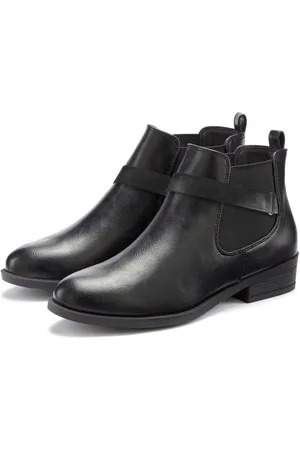vivance collection Chelsea-boots met stretch inzet, enkellaarsjes, enkellaarsjes vegan