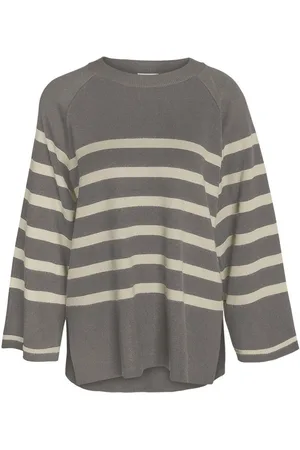 Noisy May Trui met ronde hals NMFIFI L/S O-NECK TUNIC KNIT FWD NOOS