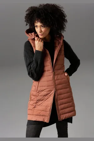 Aniston Bodywarmer met verstelbare capuchon