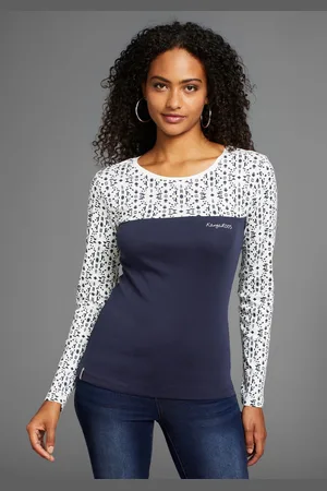 KangaROOS Shirt met lange mouwen met print