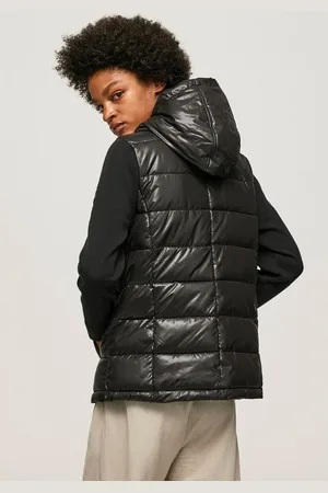 Pepe Jeans Gewatteerde jas in de materiaalmix