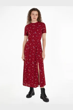 Tommy Hilfiger Blousejurk TJW FLORAL MIDI DRESS