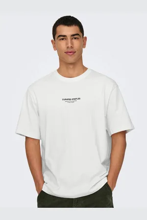 Only & Sons Shirt met ronde hals ONSCURATED RLX PRINT SS TEE