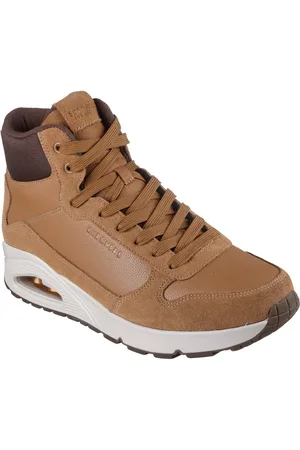 Skechers Sneakers Uno , mid cut sneaker, veterschoenen met gewatteerde schacht