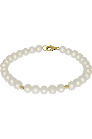 Firetti Kralenarmband Sieraad cadeau Goud 585 armband goudarmband parel
