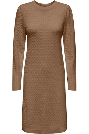 ONLY Gebreide jurk ONLKATIA LS PUFF DRESS CC KNT