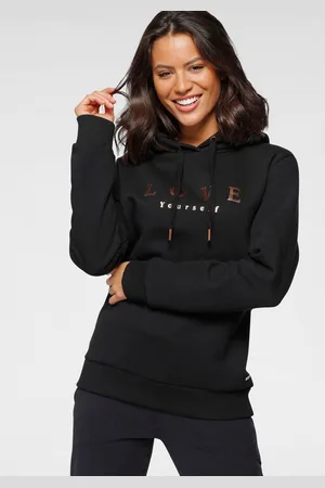 Buffalo Hoodie met overlappende schouders, loungewear, loungepak