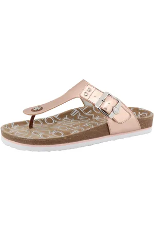 TOM TAILOR Teenslippers Greta , zomerschoen, dianette, slippers met t-logo-niet