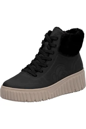 Rieker Winterlaarzen , wedge enkellaars, veterschoenen met binnenrits