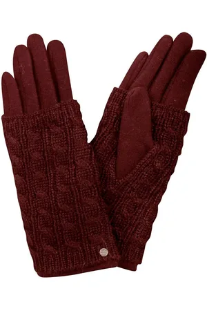 Capelli new york Gebreide handschoenen met elegant kabelpatroon (1 paar)