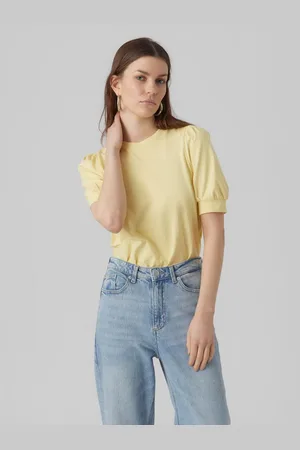 VERO MODA T-shirt VMKERRY 2/4 O-NECK TOP VMA JRS NOOS