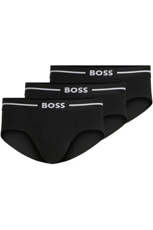 HUGO BOSS Hipster HipBr 3P Bold met black merklabel (Set van 3)