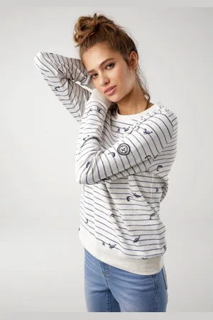 KangaROOS Sweatshirt Lange mouwen, figuurvolgende snit, ronde hals
