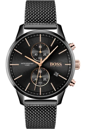 HUGO BOSS Chronograaf ASSOCIATE Quartzhorloge, herenhorloge, horloge, stopwatchfunctie, roestvrijstalen band