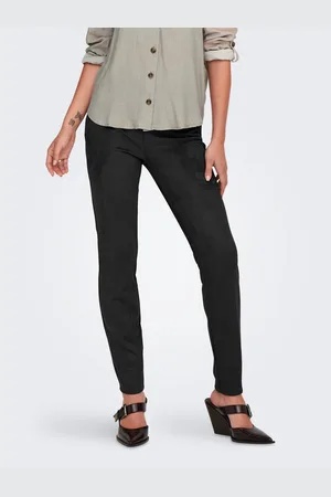 ONLY Jeggings ONLANGALINE HW FAUX SUEDE LEGGING CC PNT