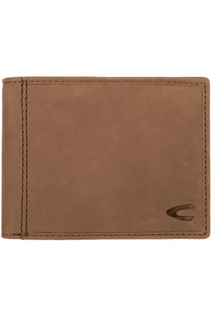Camel Active Portemonnee VIETNAM van robuust hunter-leer en dubbele decoratieve stiksels met rfid-bescherming