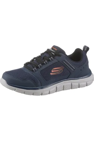 Skechers Sneakers TRACK-KNOCKHILL met gepolsterde binnenzool, vrijetijdsschoen, lage schoen, veterschoen