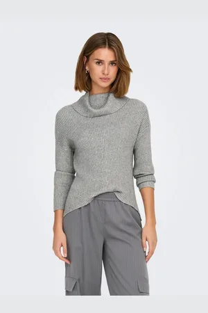 ONLY Coltrui ONLKATIA LS SADDLE ROLL NECK CC KNT
