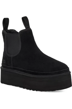 UGG Chelsea-boots NEUMEL PLATFORM CHELSEA plateau laarzen, winterlaarzen met praktische aantrek lussen