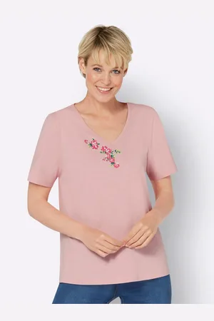 Classic Basics Shirt met V-hals (1-delig)