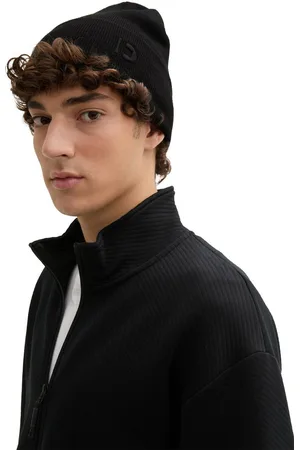 TOM TAILOR Beanie met geborduurd logo