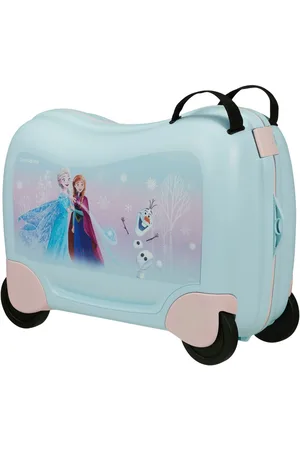 Samsonite Kinderkoffer Dream2Go Ride-on Trolley, Disney Frozen Kinder reis koffer handbagage om op te zitten en te trekken