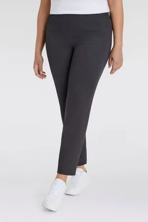 Kj Comfortbroek Instapbroek Susie in bi-stretch, kamgaren look