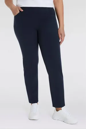 Kj Comfortbroek Instapbroek Susie in bi-stretch, kamgaren look