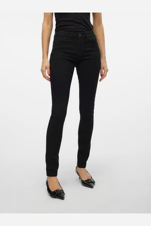 VERO MODA Skinny fit jeans VMELLY MR SKINNY JEANS BLK NOOS