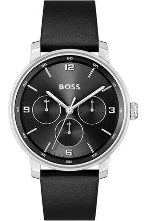 HUGO BOSS Multifunctioneel horloge CONTENDER Quartz horloge, herenhorloge, armbanduhr, datum, leren band