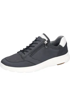Waldläufer Sneakers Heiko in schoenwijdte h (= zeer breed), vrijetijdsschoen, lage schoen, veterschoen