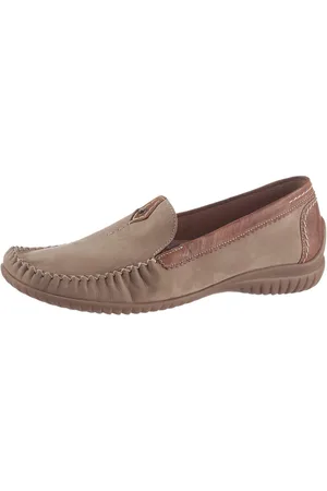 Gabor Mocassins Florence , slipper, instapschoen, comfortabele schoen met contrastnaad, breedte g (=wijd)