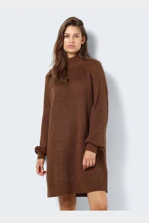 Noisy May Gebreide jurk NMTIMMY L/S KNIT DRESS NOOS