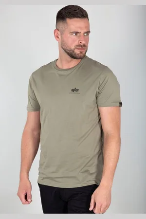 Alpha Industries Shirt met ronde hals BASIC T SMALL LOGO