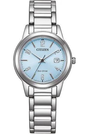 Citizen Solarhorloge FE1241-71L Polshorloge, dameshorloge, roestvrijstalen band, datum