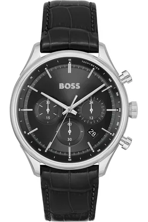 HUGO BOSS Chronograaf Gregor Quartzhorloge, herenhorloge, horloge, stopwatchfunctie, roestvrijstalen band