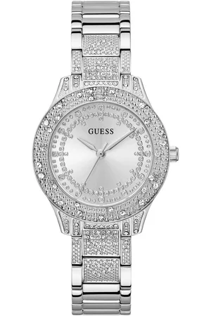 Guess Kwartshorloge Shooting star Horloge, dameshorloge, kristallen, mineraalglas, stalen band
