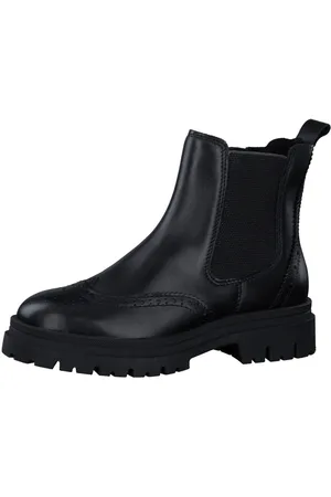 Marco Tozzi Chelsea-boots laarzen, enkellaars, chunky boots met modieuze lyra-perforatie