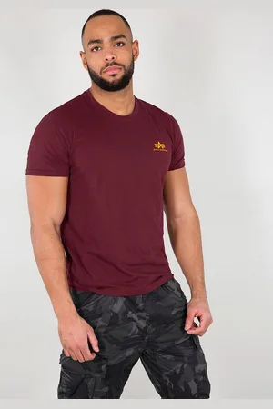 Alpha Industries Shirt met ronde hals BASIC T SMALL LOGO