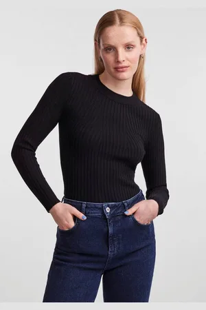 Pieces® Trui met ronde hals PCCRISTA LS O-NECK KNIT NOOS BC