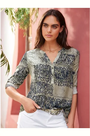 Heine Gedessineerde blouse