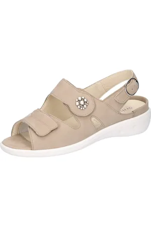 Waldläufer Sandalen Kara-Soft zomerschoen, sandaal, sleehak, met klittenbandsluitingen, k-breedte