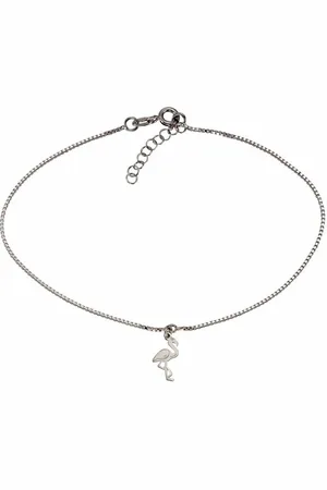 Firetti Enkelkettinkje Sieraad cadeau 925 lichaams-sieraad flamingo Venetiaanse ketting