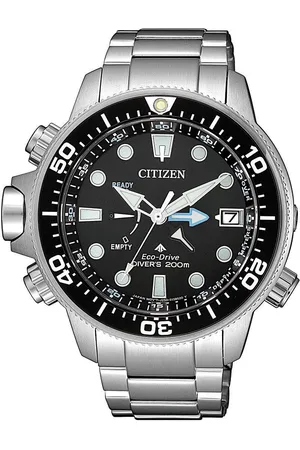 Citizen Duikhorloge Promaster Eco-Drive Aqualand 200m Polshorloge, herenhorloge, solar, tot 20 bar waterdicht, datum (set, 2-delig, Met verlengingsband)