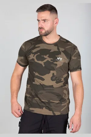 Alpha Industries Shirt met ronde hals BASIC T SMALL LOGO