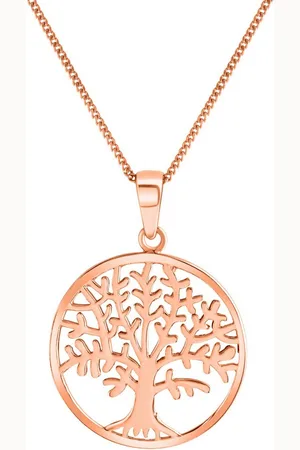 Firetti Ketting met hanger Sieraad cadeau zilver 925 halssieraad halsketting panzerketting boom
