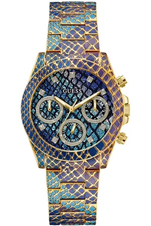 Guess Multifunctioneel horloge SERPENTINA Quartzhorloge, horloge, damenuur, datum, 12/24-uurs weergave