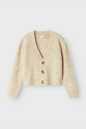 NAME IT Vest NKFHOLLY BOXY SHORT KNIT CARD NOOS
