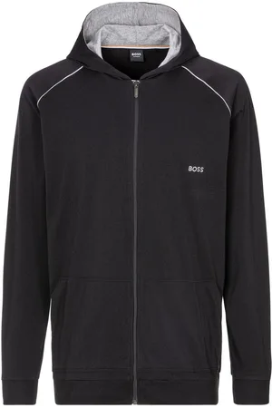 HUGO BOSS Sweatvest B-Mix&Match J met contrastnaad op de mouw