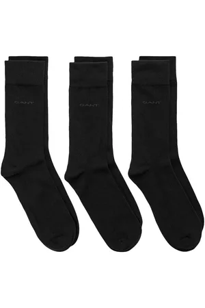 GANT Basic sokken SOFT COTTON SOCKS 3-PACK met logo-opdruk op de enkel (set, 3 paar, 3)